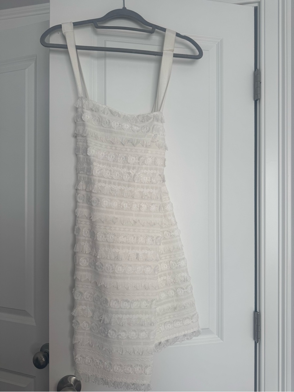 Ted Baker Cream Lace-Textured Strappy Dress